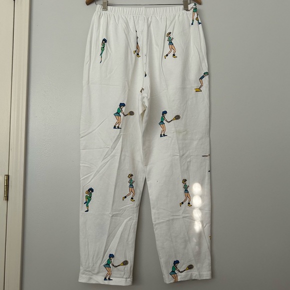 Vintage Pants - Vintage women’s athletics straight leg pull on pants L